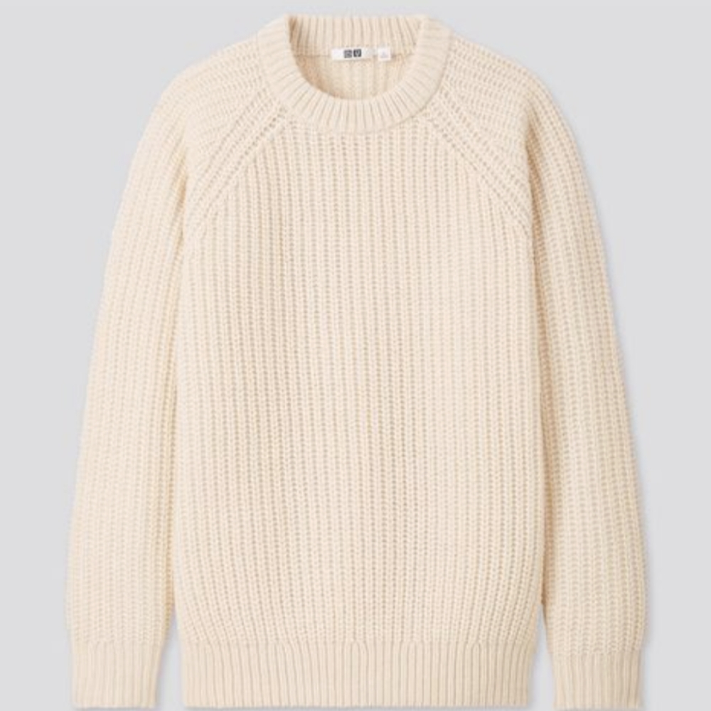 Detailed knit Uniqlo sweater